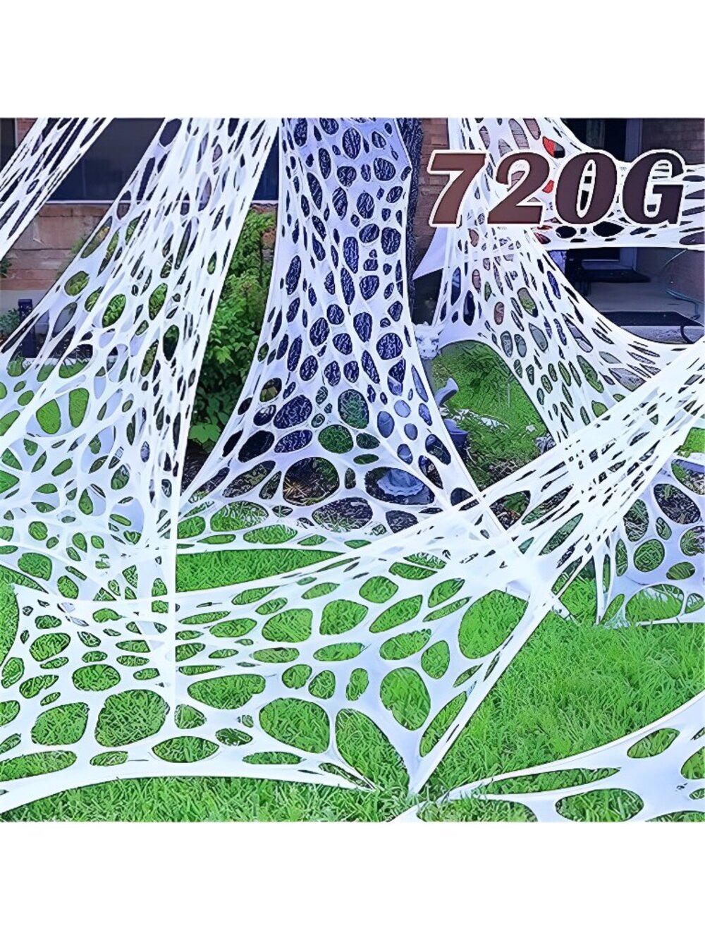 1200 Sqft Giant Durable Spider Webs Halloween Decorations Outdoor